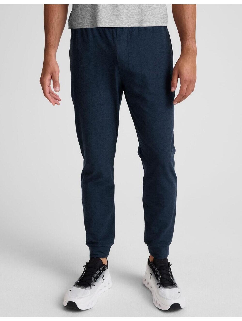 Beyond Yoga Spacedye Freefit Jogger Blue Heather Men’s Medium Drawstring